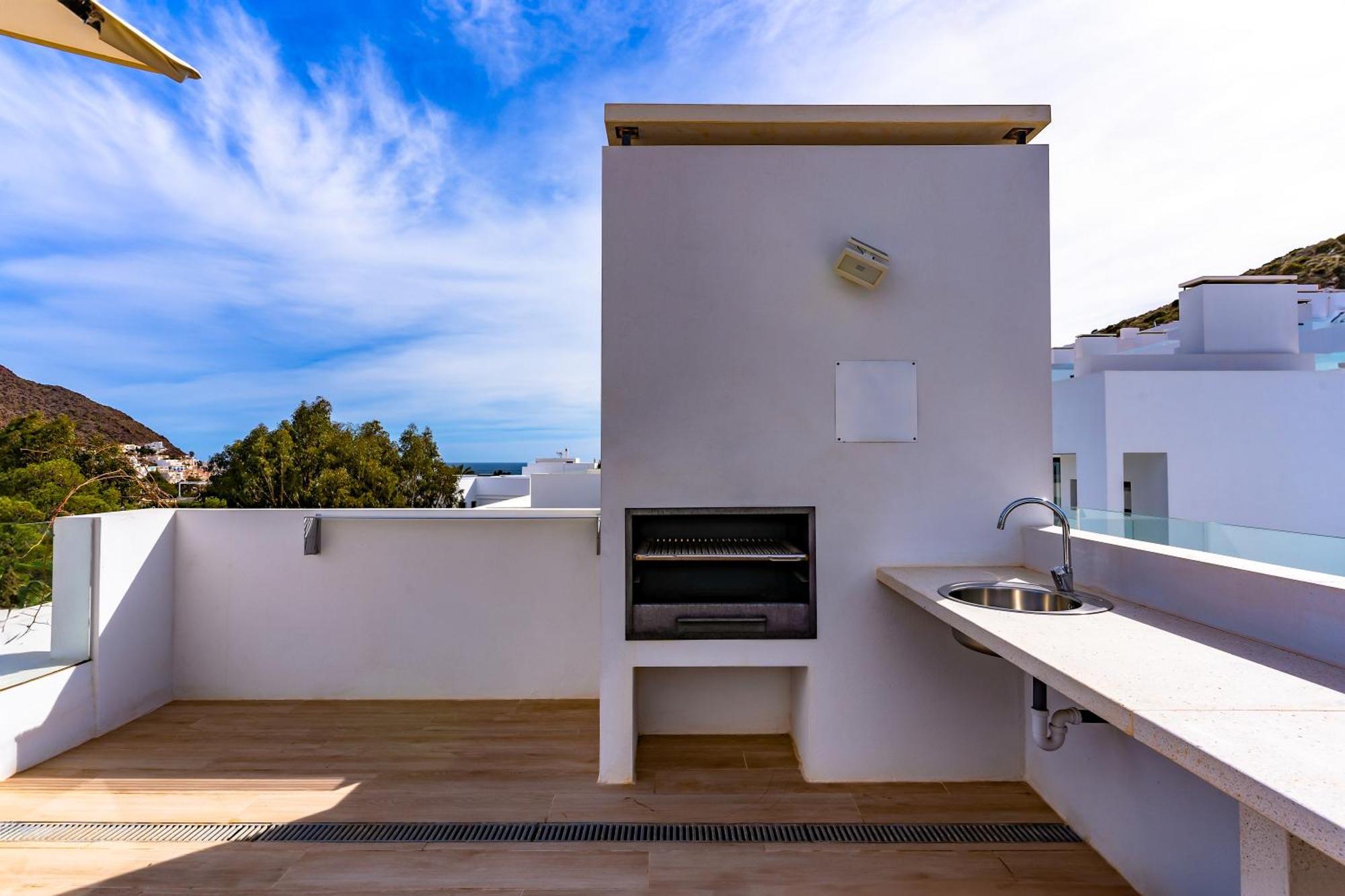 San Jose Suites 3 Hab, Piscina, Solarium Y Wifi Almería Exteriör bild
